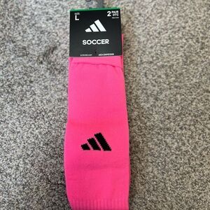 Adidas Athletic Pink Soccer Socks